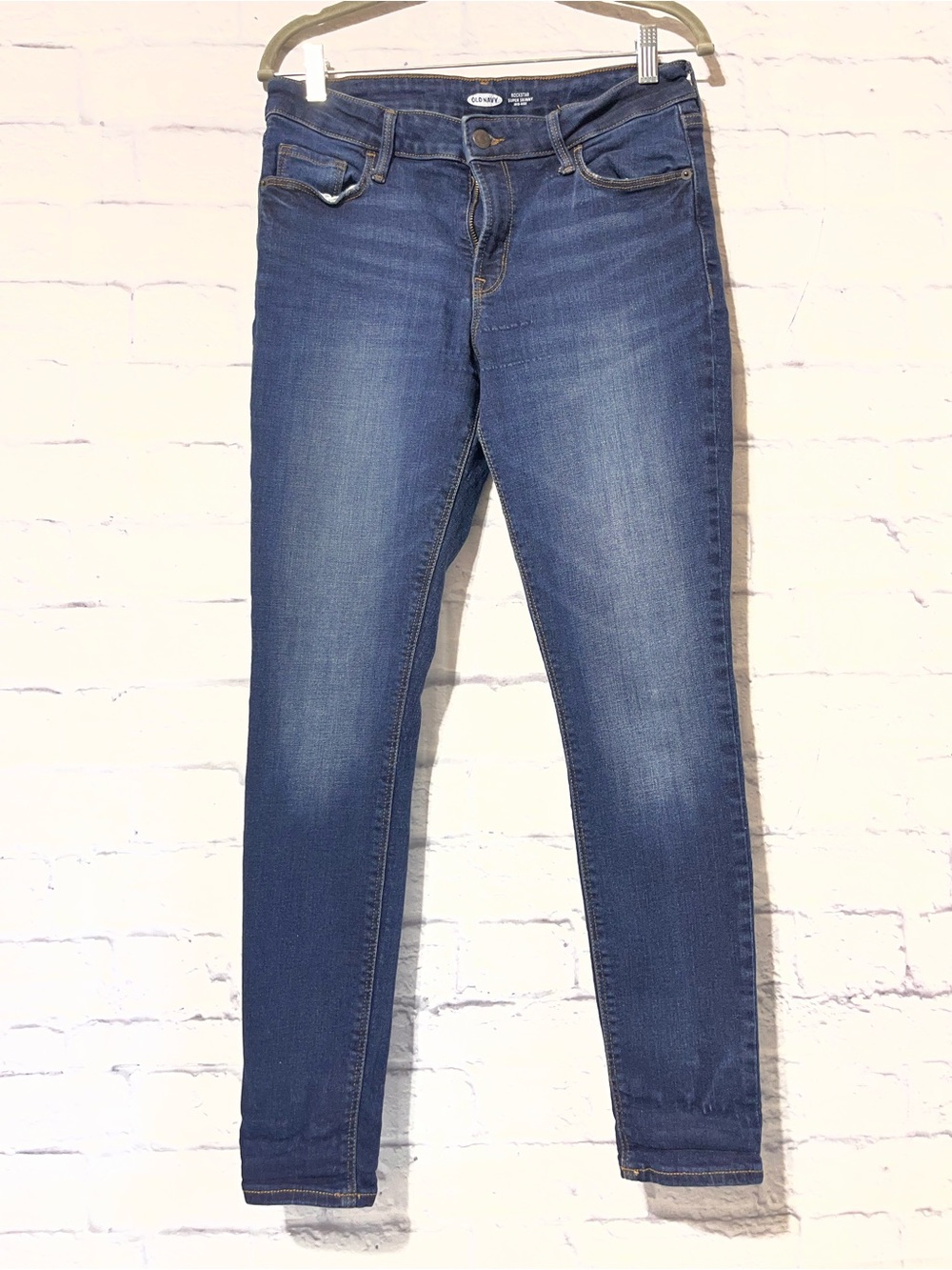Old Navy Women's Dark Blue Rockstar Skinny Jeans